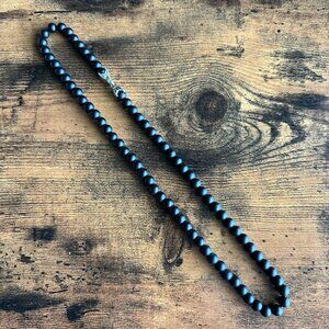 David Yurman Spiritual Beads Necklace w/ Black Onyx - 8mm - 24"